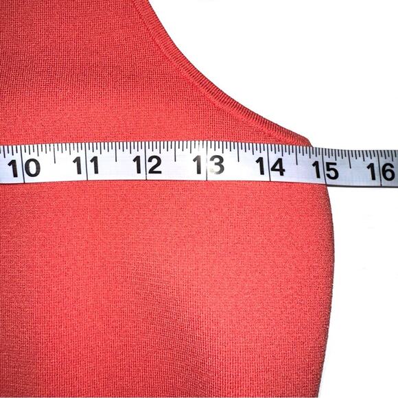 NWT ALC Colby One Shoulder Midi Dress in Rouge MEDIUM - Picture 7 of 9